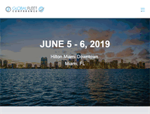 Tablet Screenshot of globalfleetconference.com